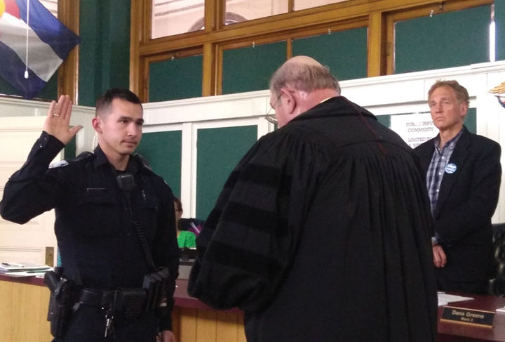Cage sworn-in